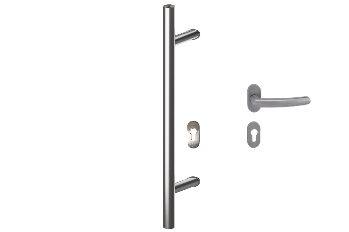 Handle H1 + Key K1 + Escutcheon PZ 58